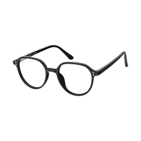Round Black Reading Glasses