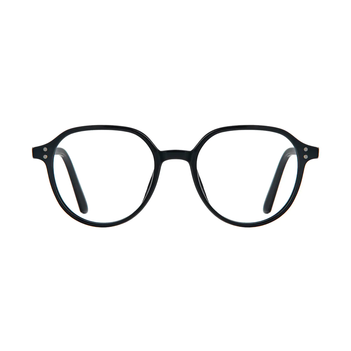Round Black Reading Glasses