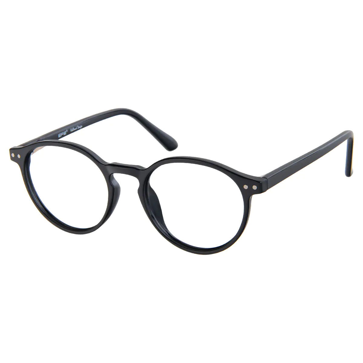 Round Black Eyeglasses
