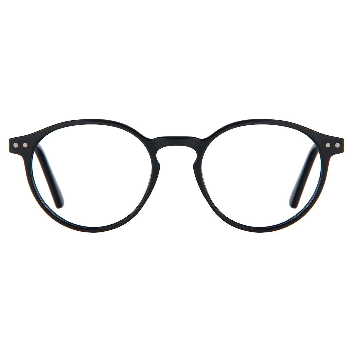 Round Black Eyeglasses
