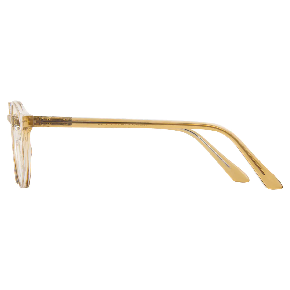 Round light brown Reading Glasses