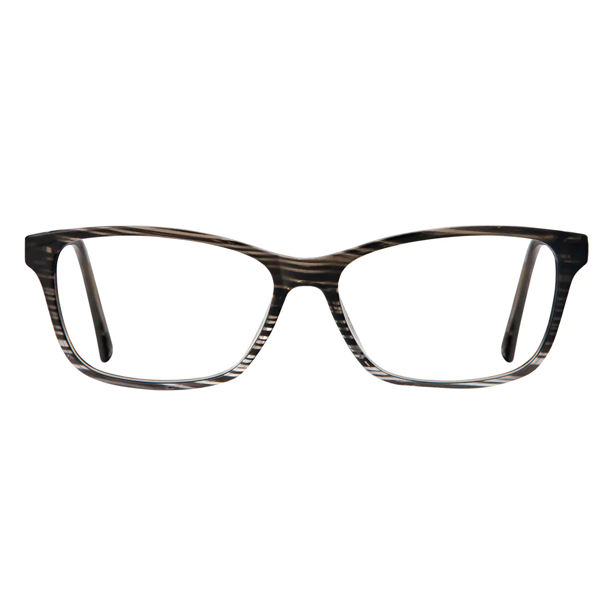Rectangle Black/White Eyeglasses