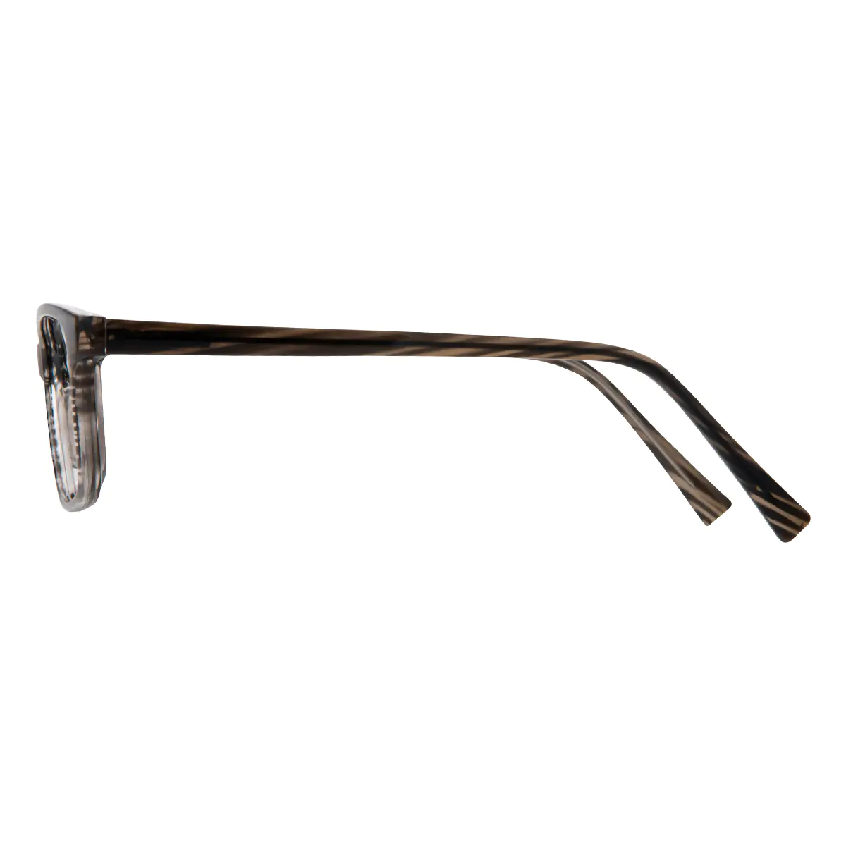 Rectangle Black/White Eyeglasses