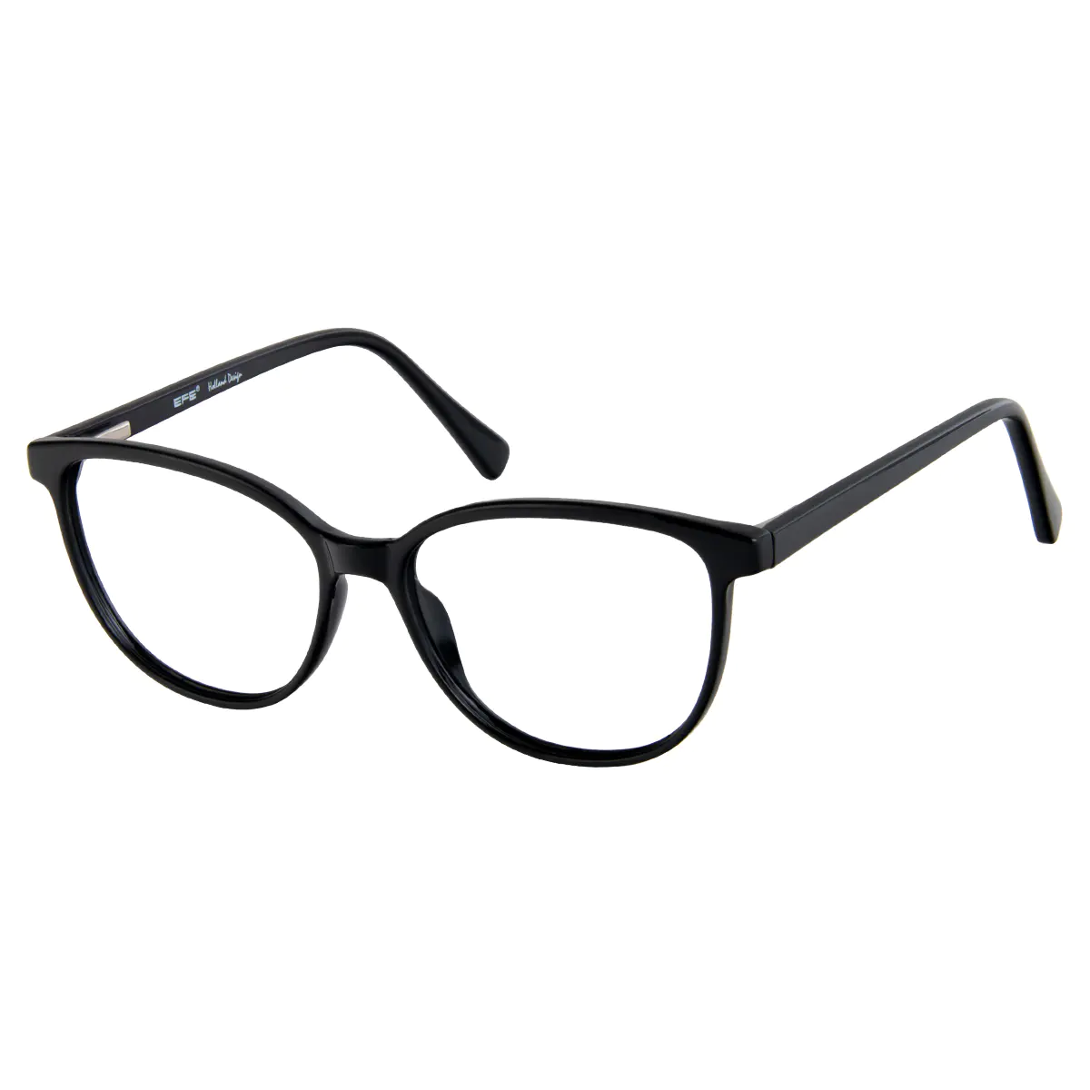 Oval Black Reading Glasses
