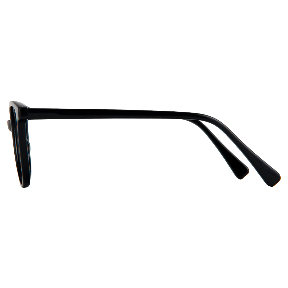 Oval Black Reading Glasses