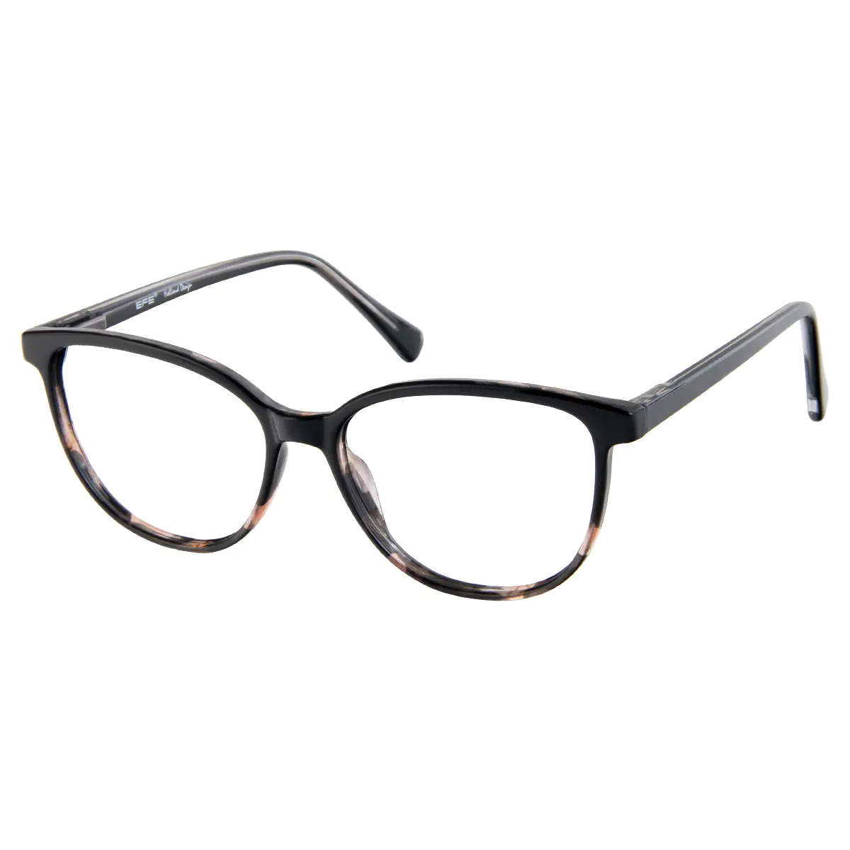 Oval Black/Tortoiseshell Reading Glasses
