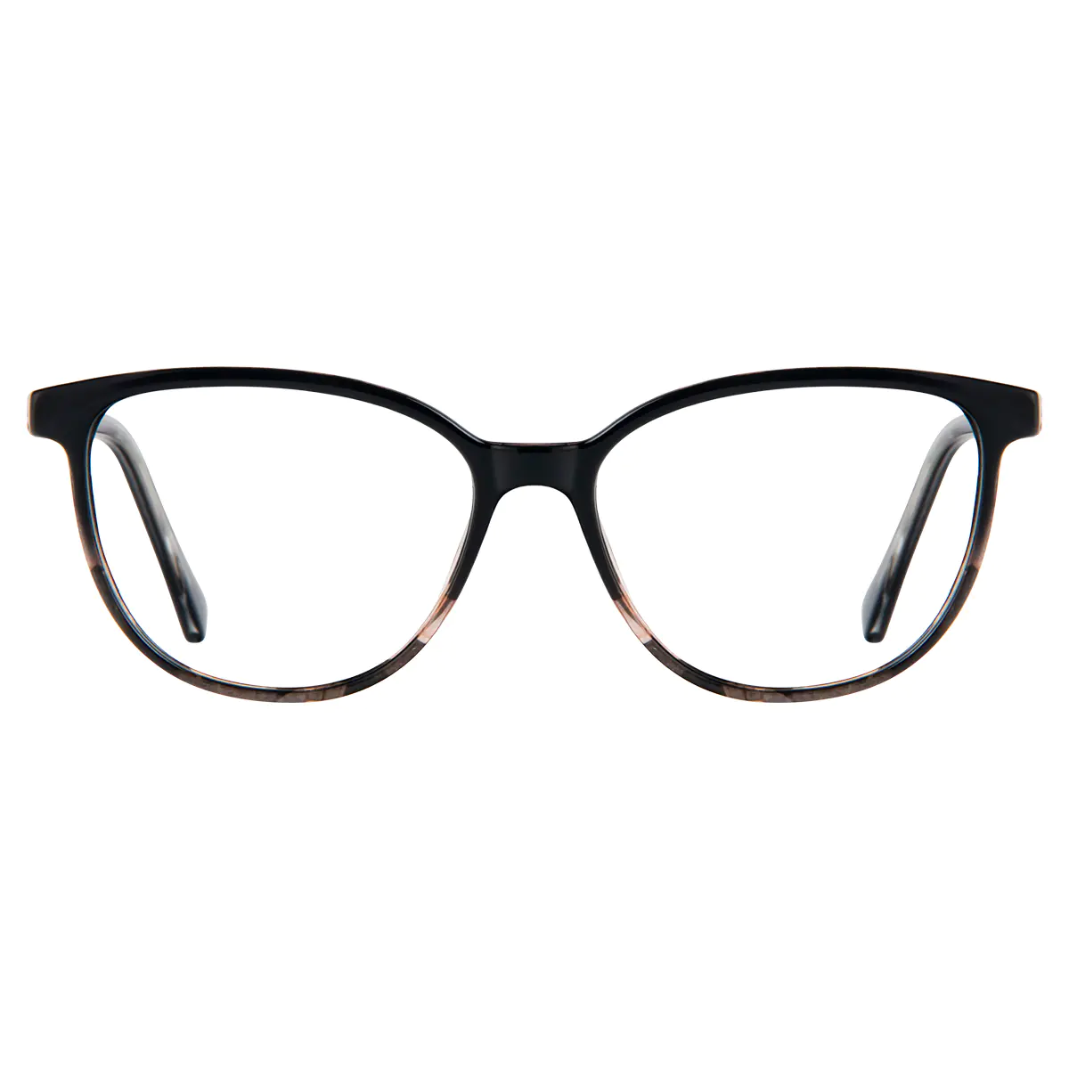 Oval Black/Tortoiseshell Reading Glasses