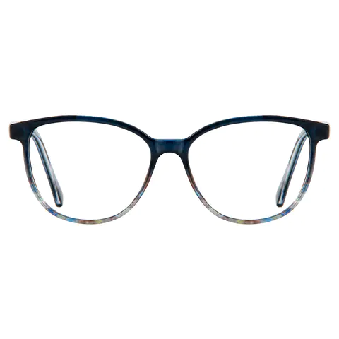 Oval Multicolor Eyeglasses