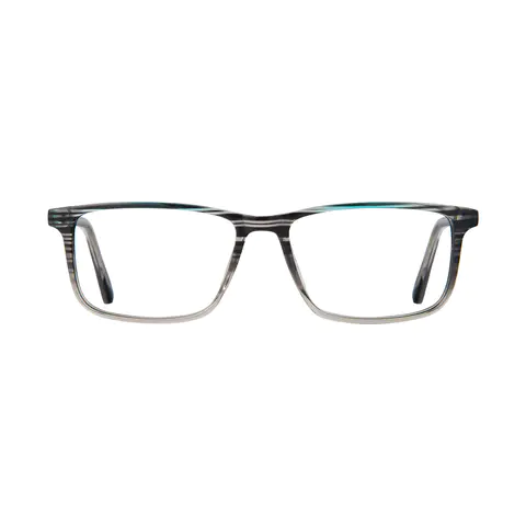 Rectangle Black/Gray Eyeglasses