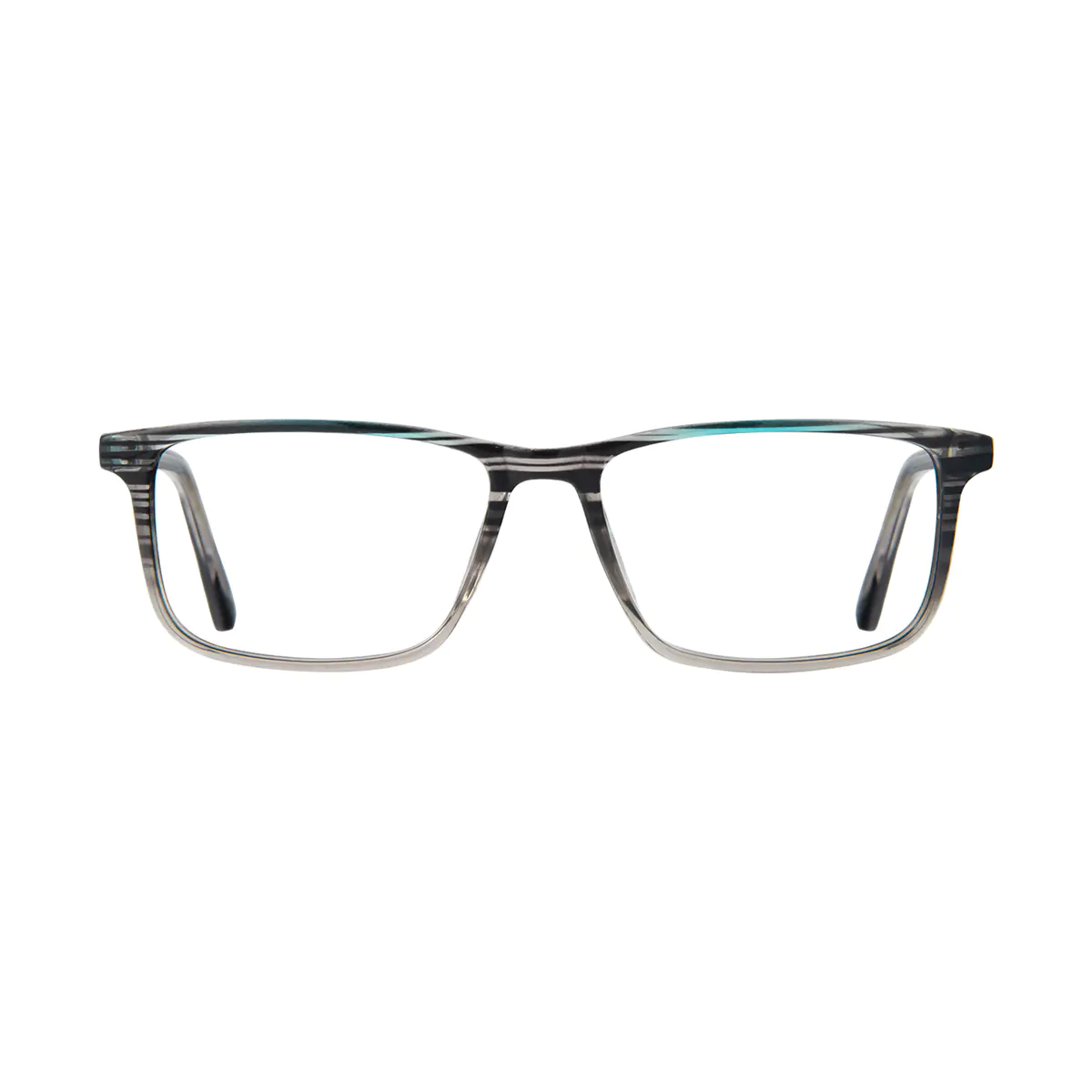 Rectangle Black/Gray Eyeglasses