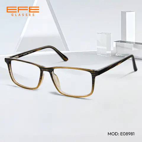 Rectangle Black/Gray Eyeglasses