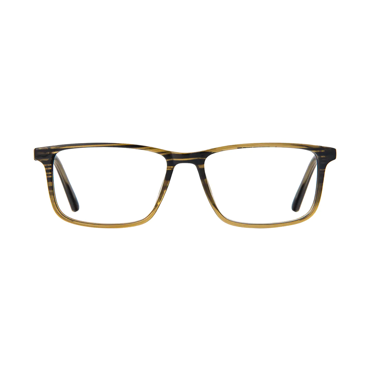 Rectangle Black/Brown Eyeglasses