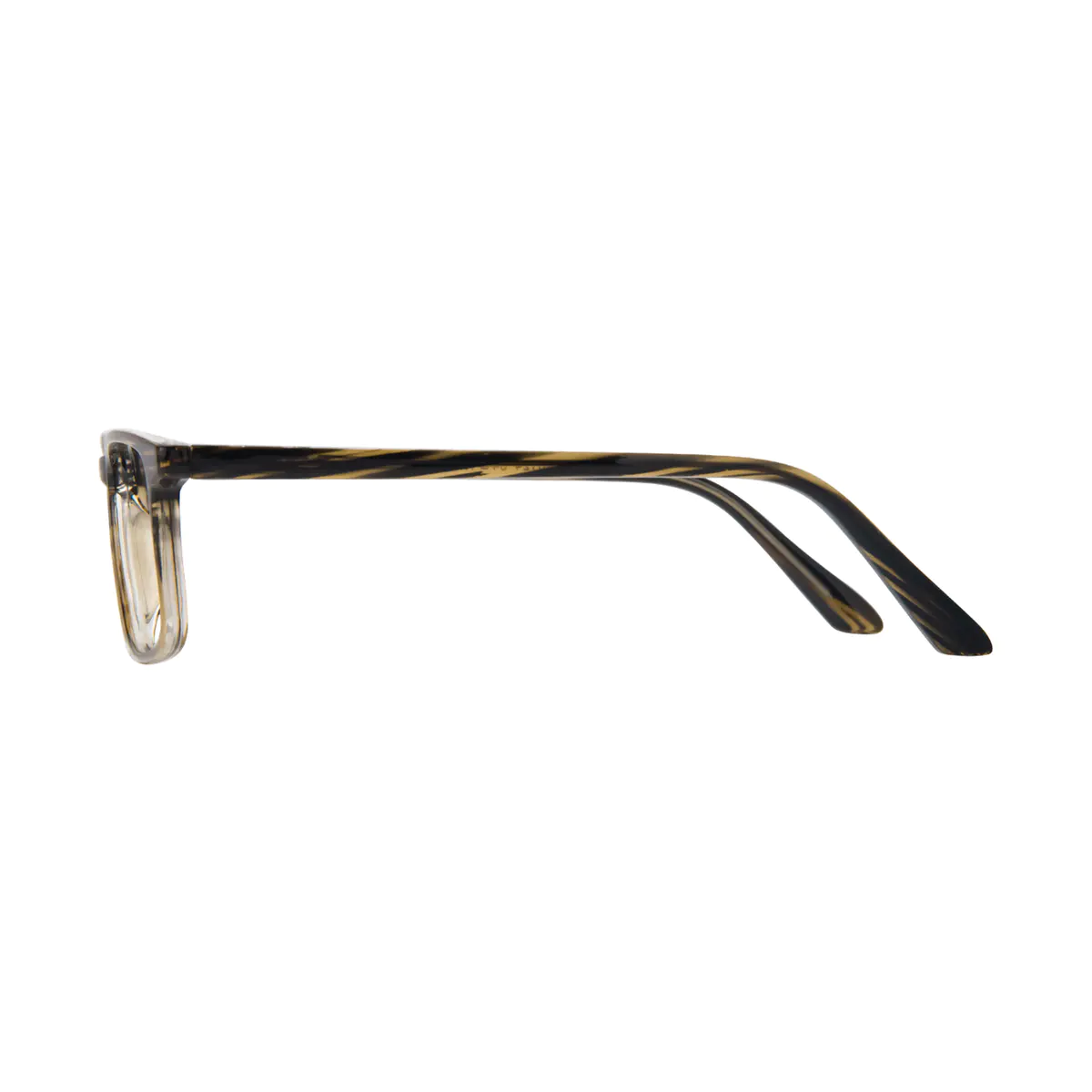 Rectangle Black/Brown Eyeglasses