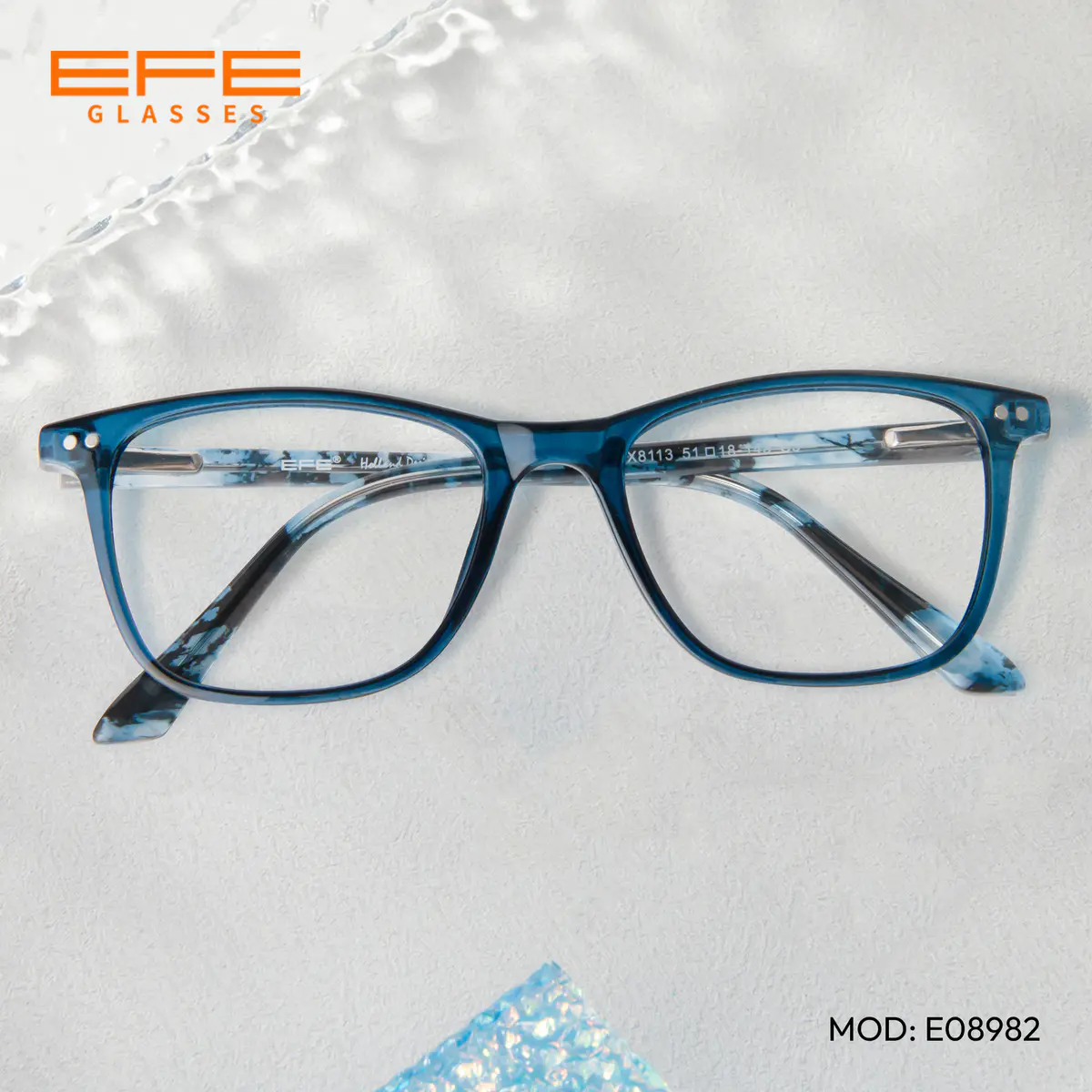 Rectangle Black Eyeglasses