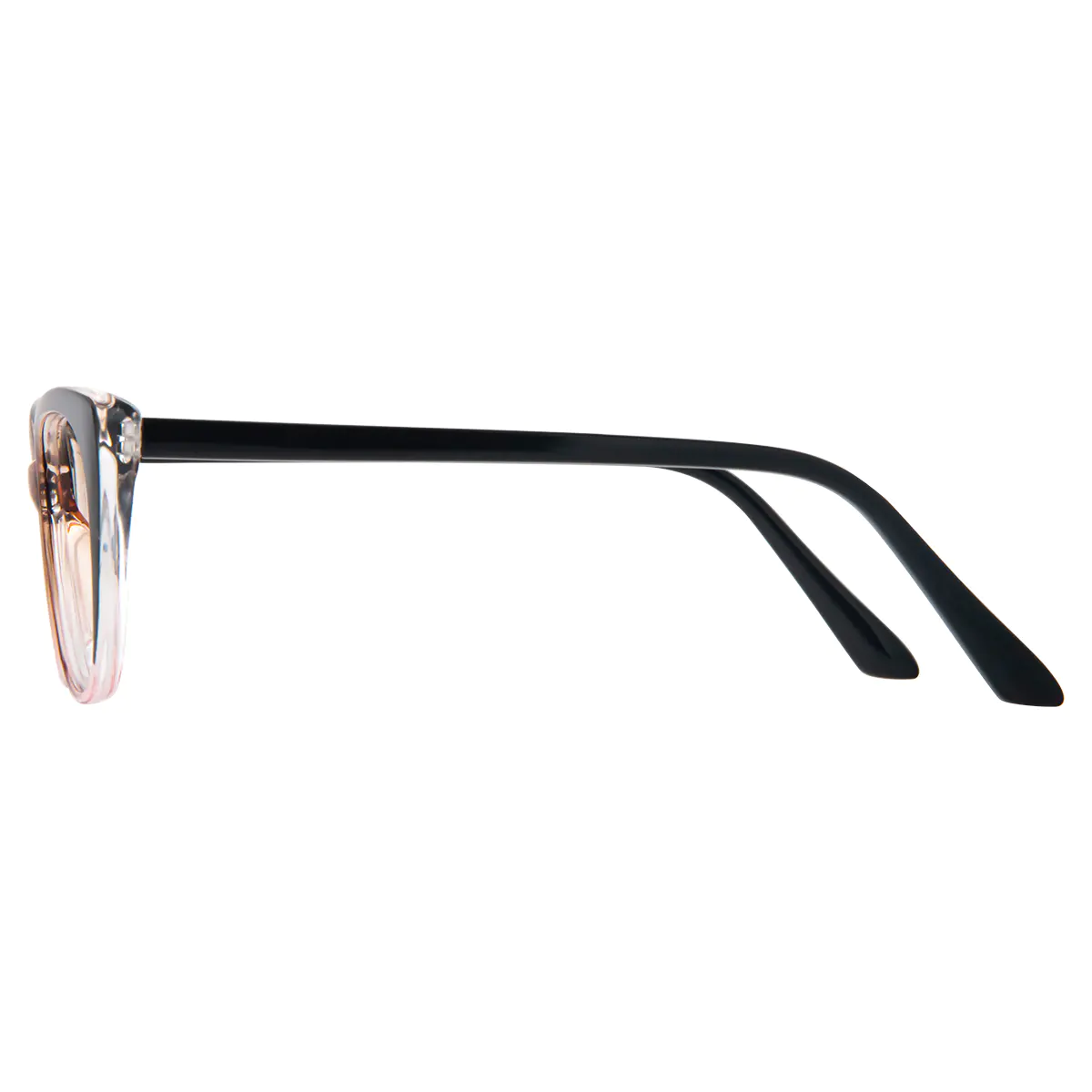 Cat-eye Black/Brown Eyeglasses