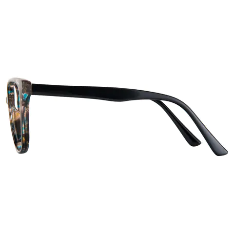 Square Tortoiseshell/Black Eyeglasses