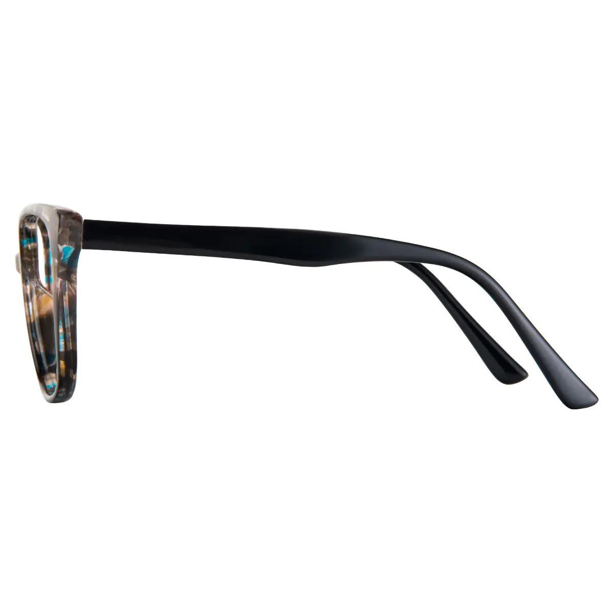 Square Tortoiseshell/Black Eyeglasses