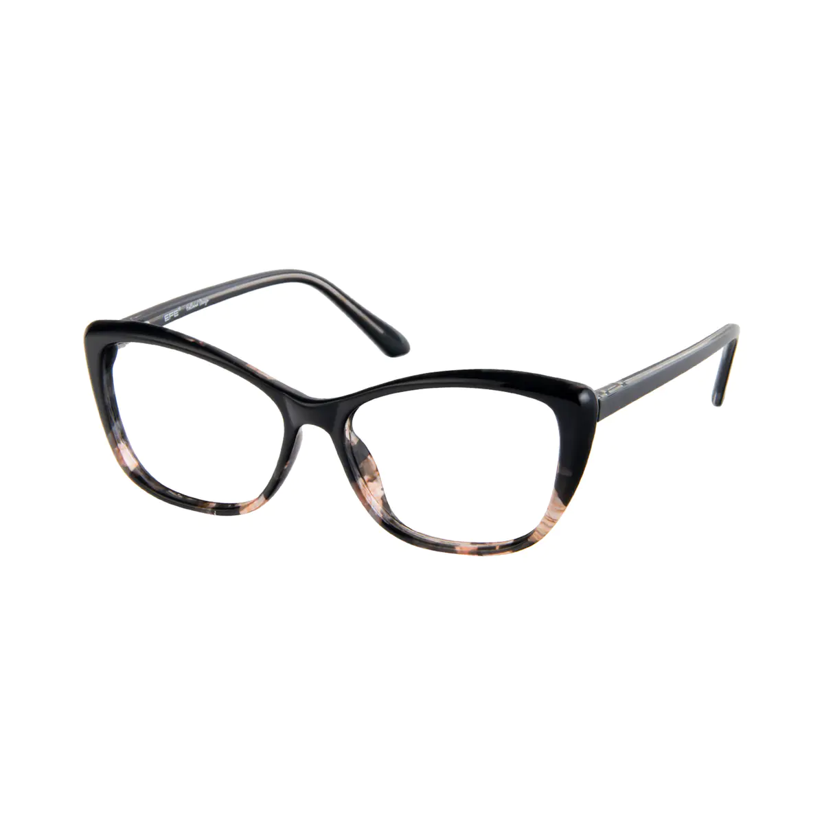 Rectangle Tortoiseshell/Black Reading Glasses
