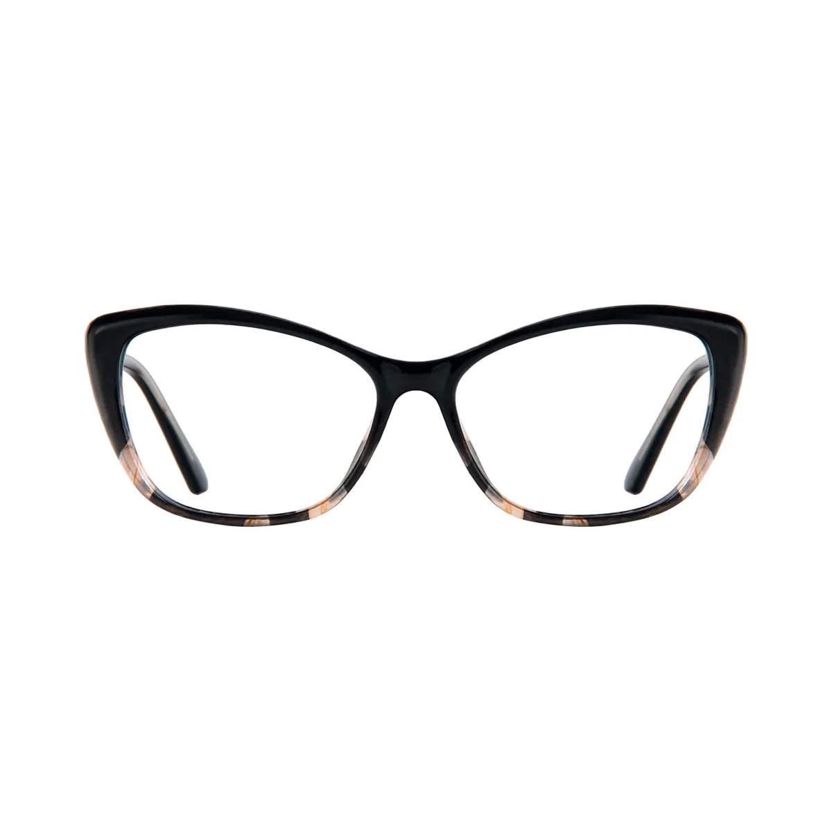 Rectangle Tortoiseshell/Black Reading Glasses