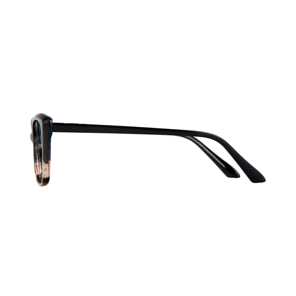 Rectangle Tortoiseshell/Black Reading Glasses