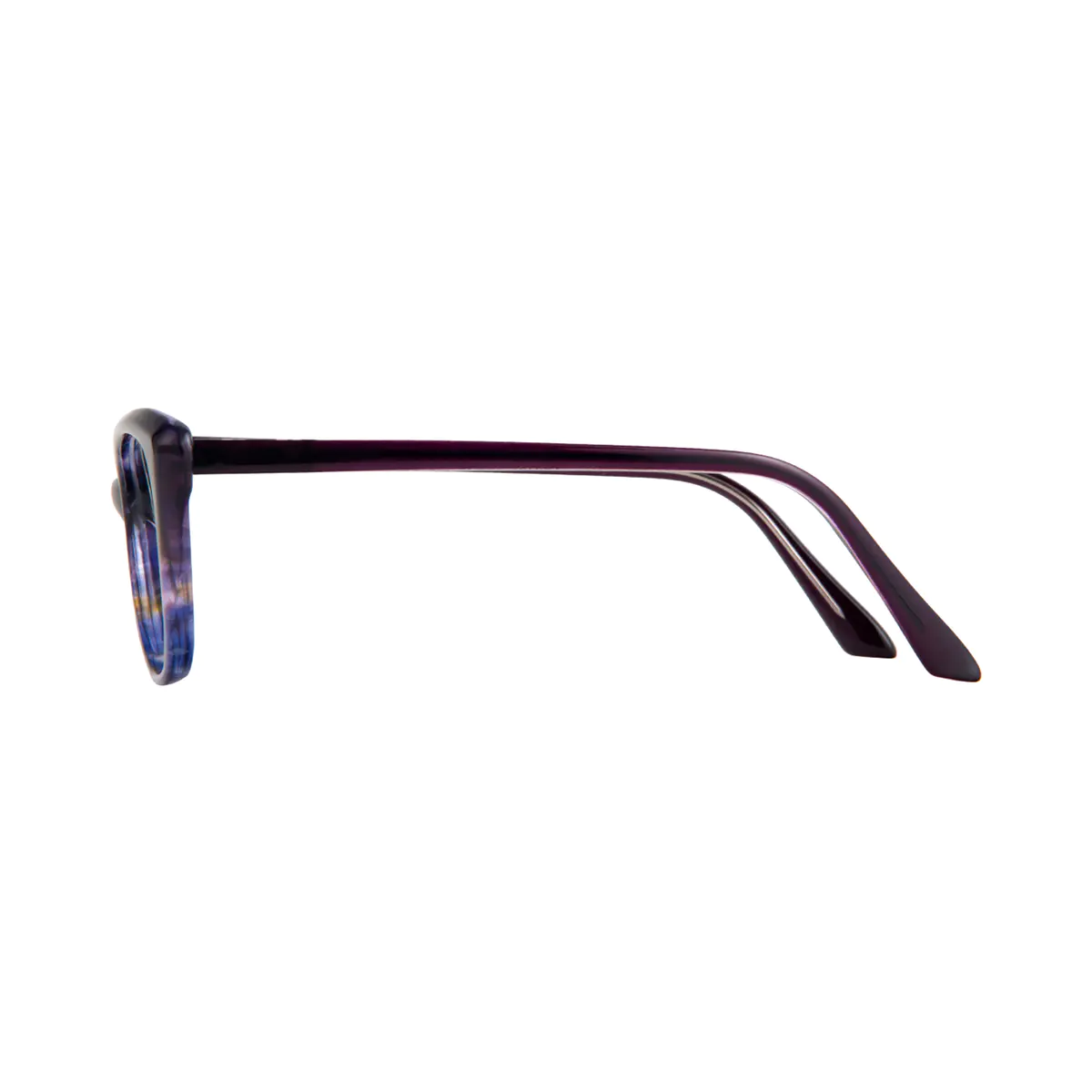 Rectangle Gradient Purple Eyeglasses