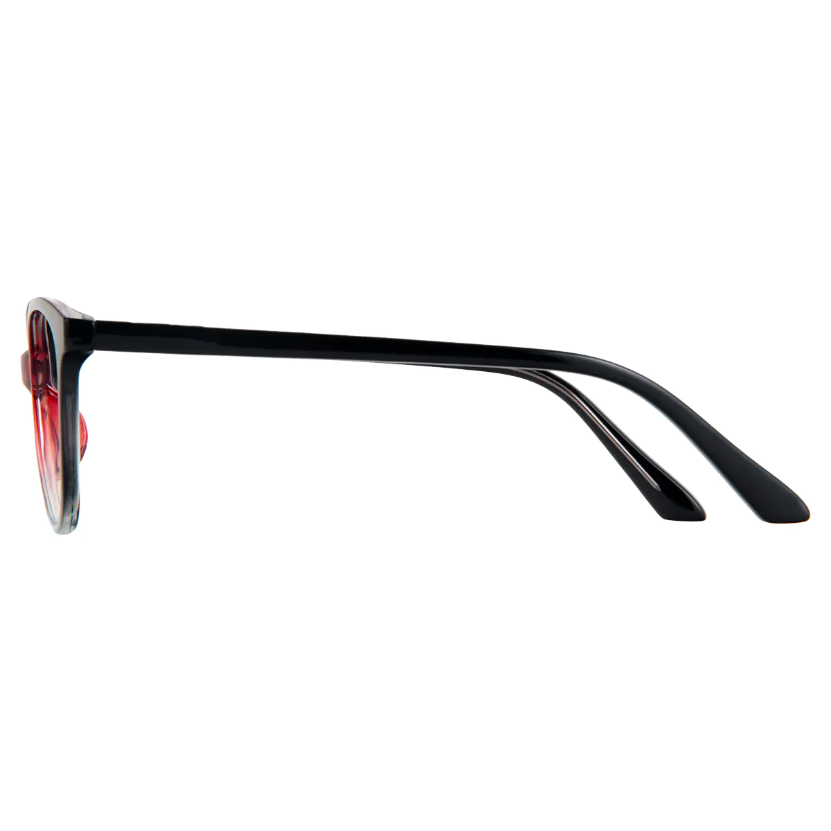 Cat-eye Black/Red Eyeglasses
