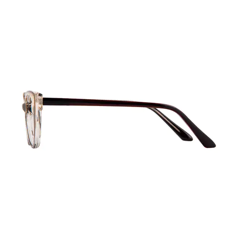 Cat-eye Clear/Brown Eyeglasses