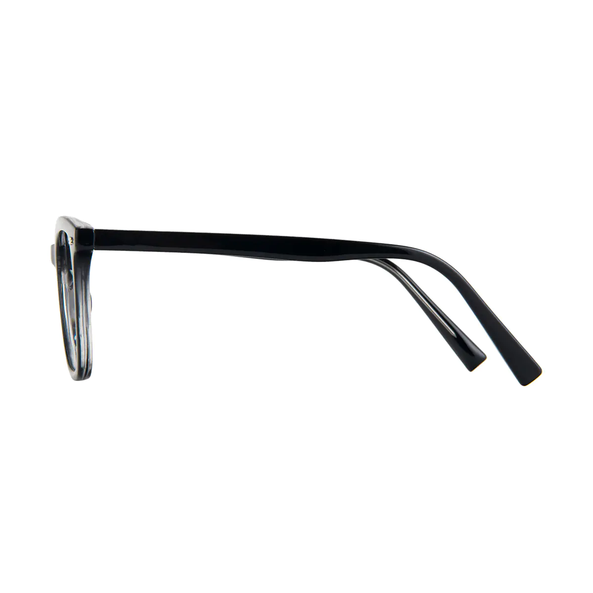 Square Black/Clear Reading Glasses