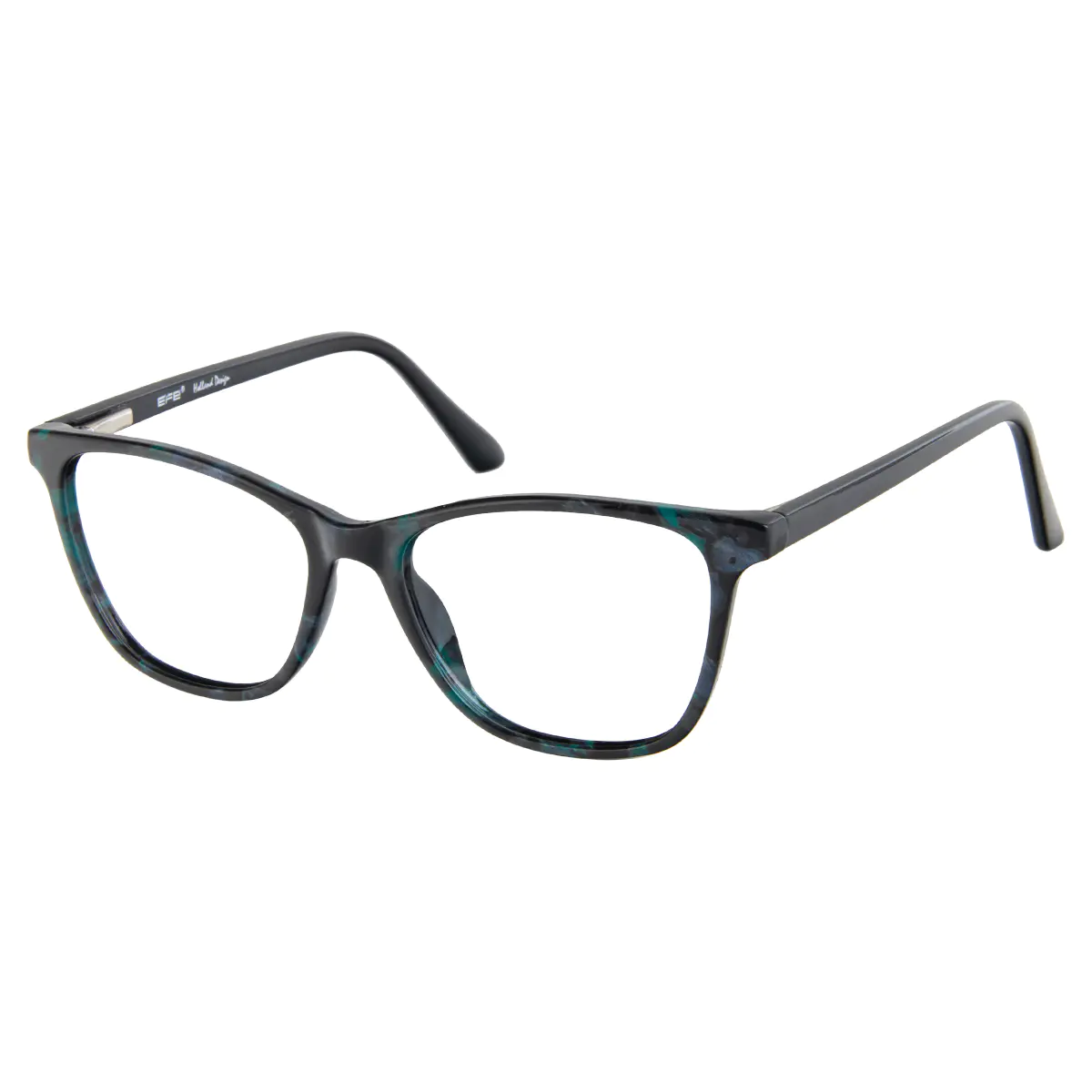 Square Black/Blue Reading Glasses