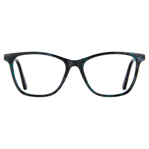 Square Black/Blue Reading Glasses