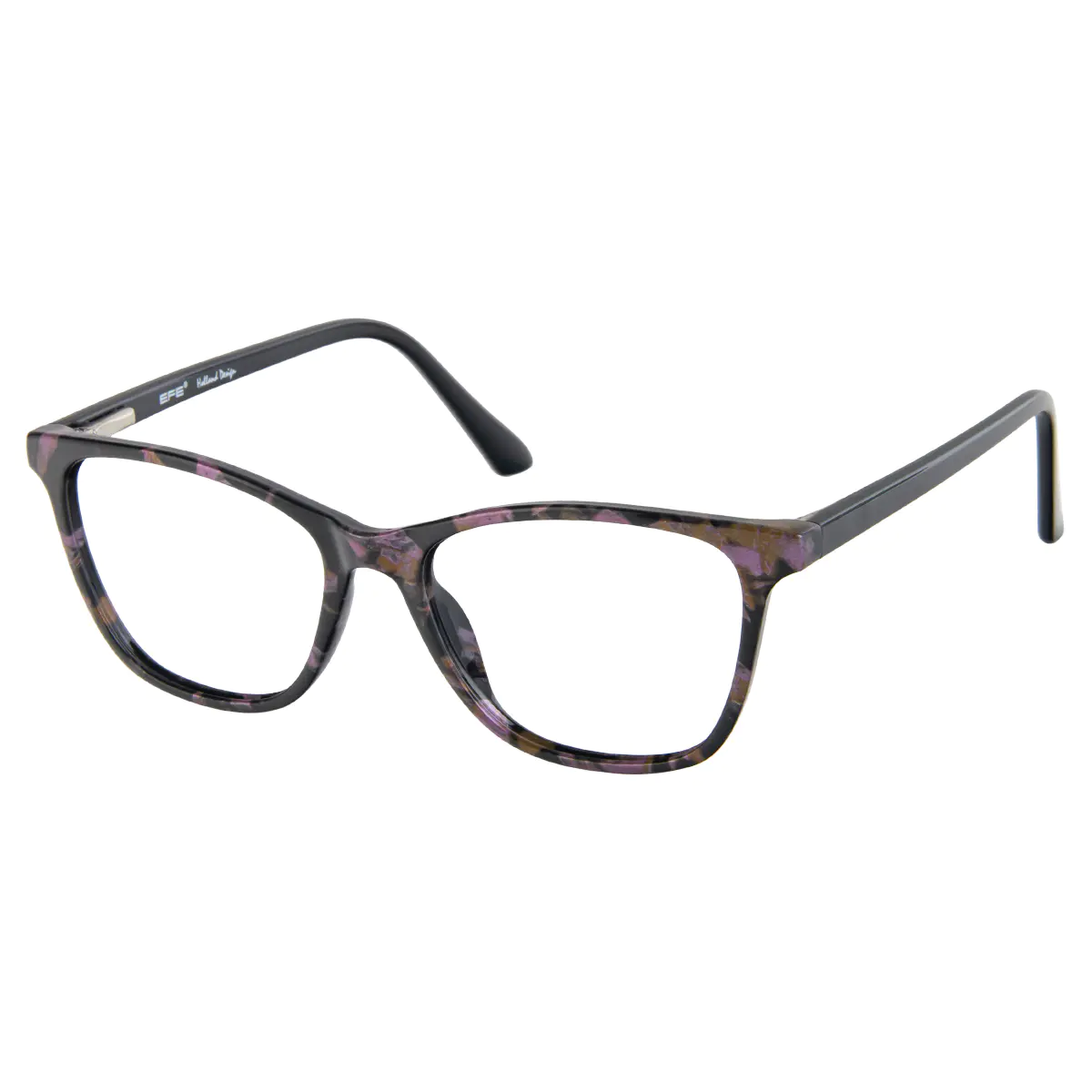 Square Purple Reading Glasses