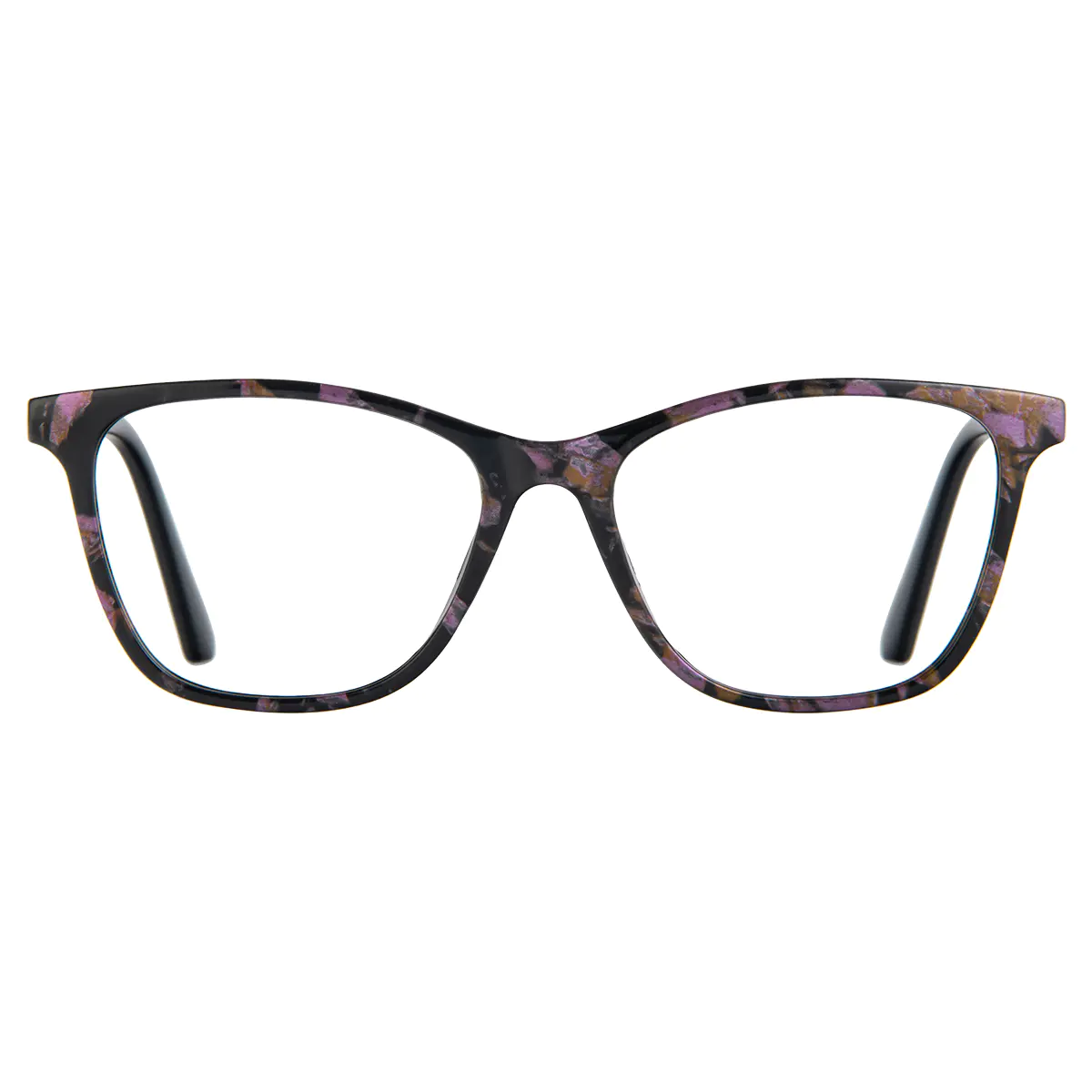 Square Purple Reading Glasses