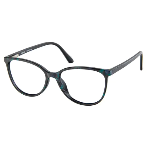 Cat-eye Black/Blue Reading Glasses