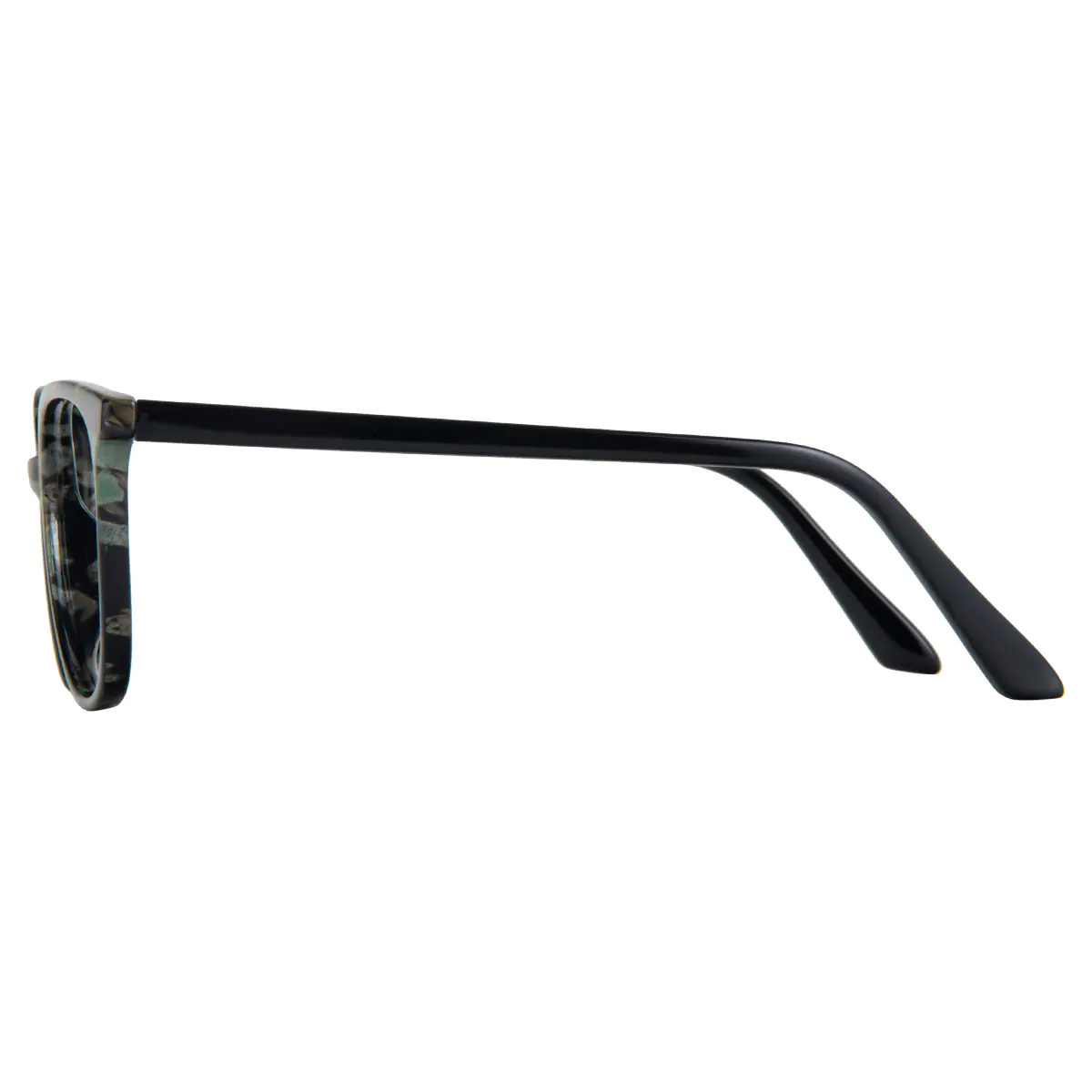 Cat-eye Black/Green Eyeglasses