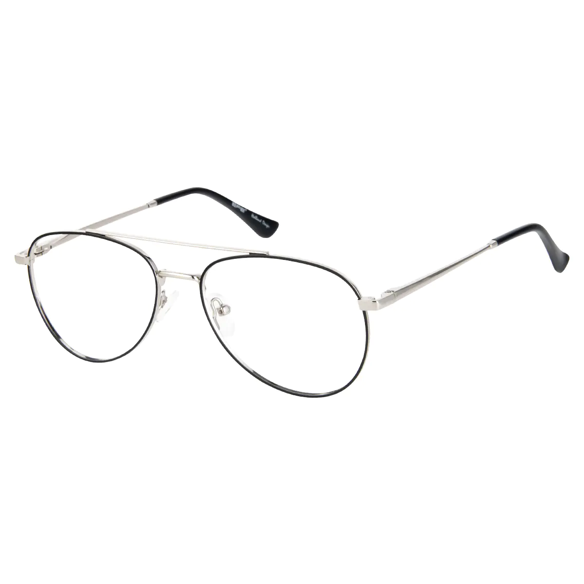 Silver Aviator Glasses
