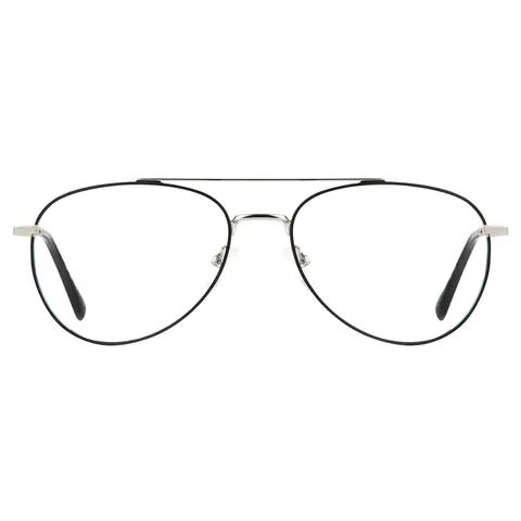 Silver Aviator Glasses