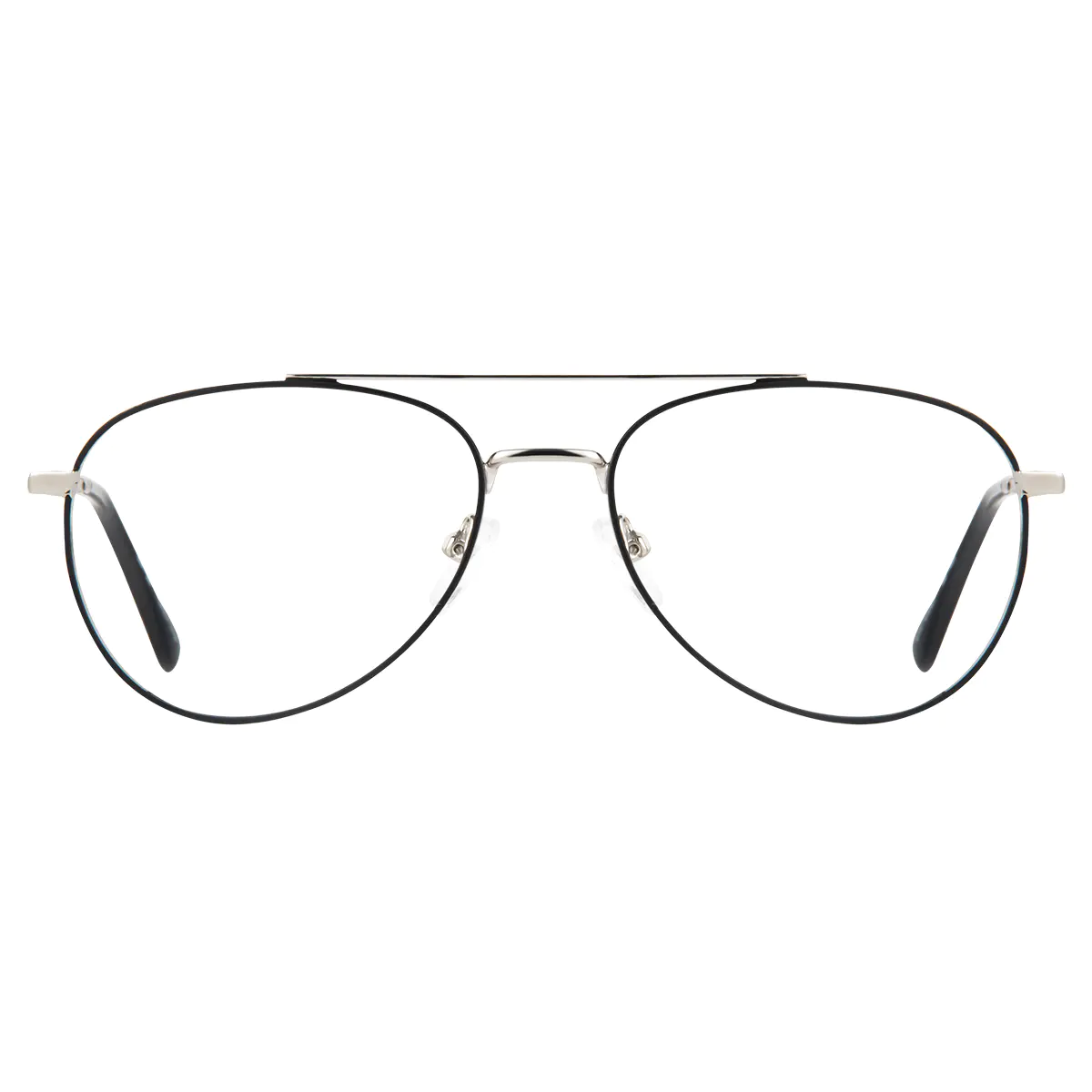 Silver Aviator Glasses