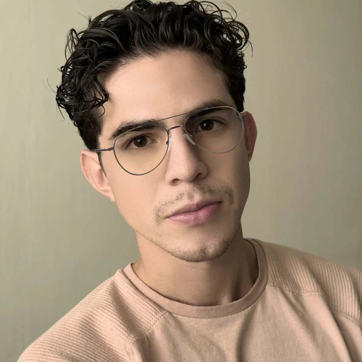 Silver Aviator Glasses