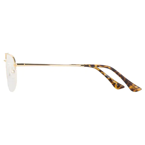 Aviator Gold Eyeglasses