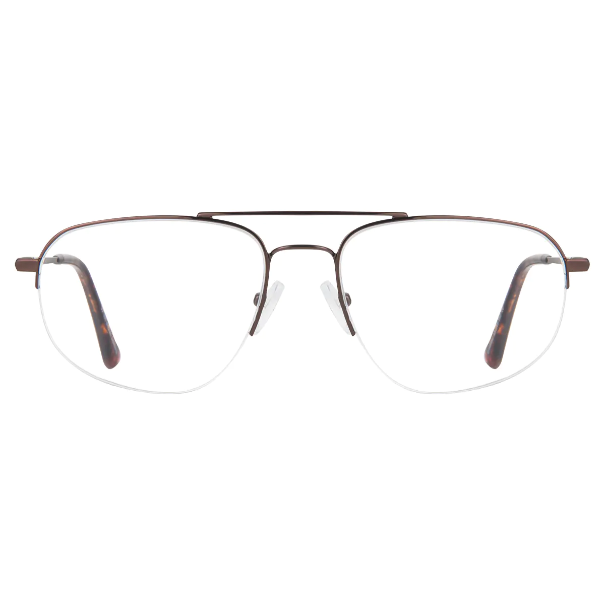 Aviator Brown Eyeglasses