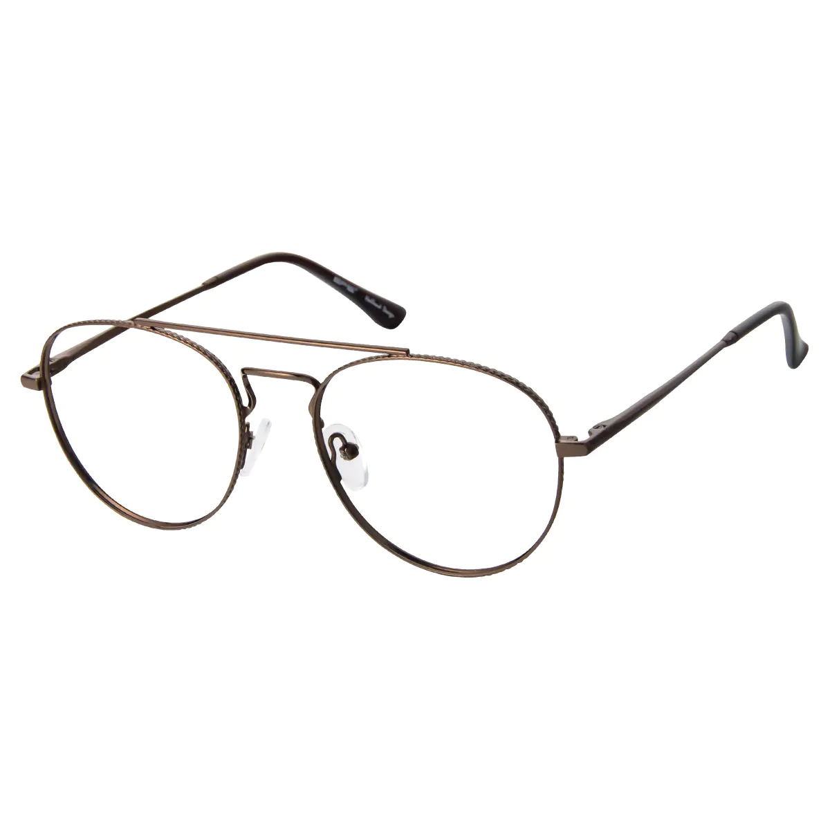 Aviator Brown Eyeglasses