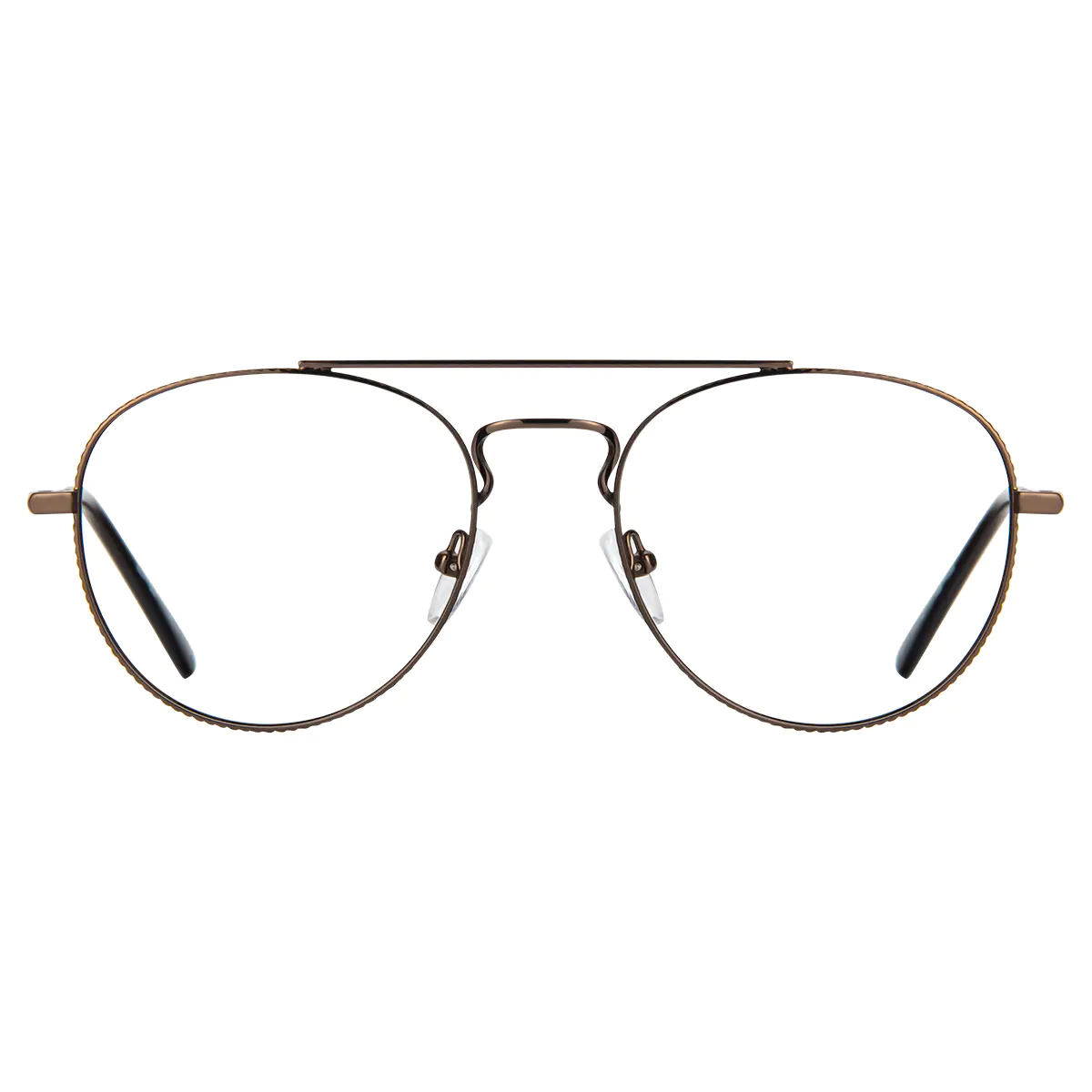 Aviator Brown Eyeglasses