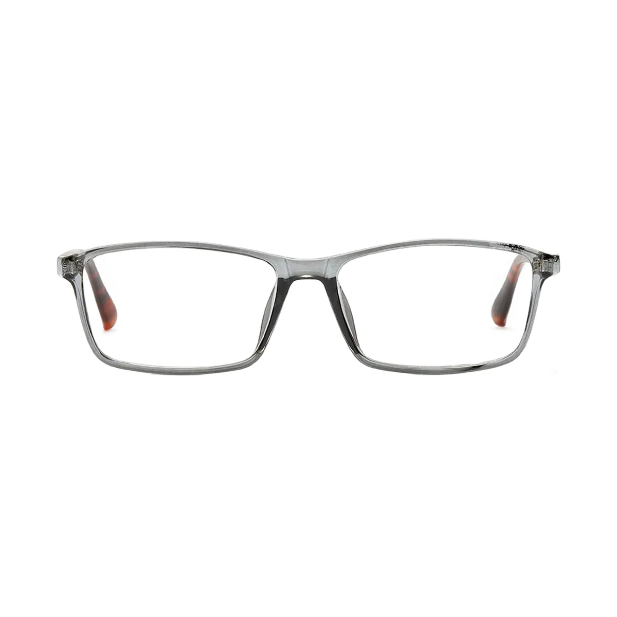 Rectangle Grey Eyeglasses