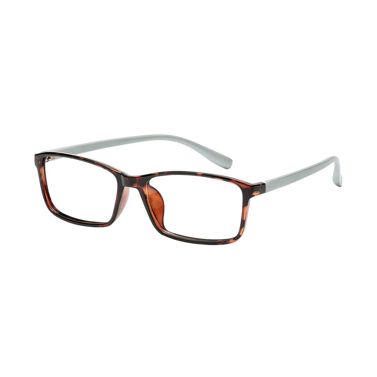 Rectangle Tortoiseshell Eyeglasses