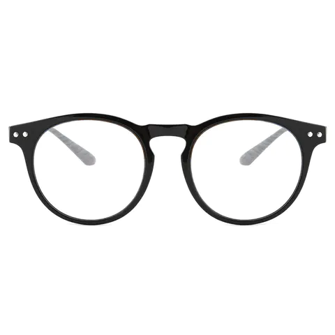 Round Matte-Black Quantumglasses