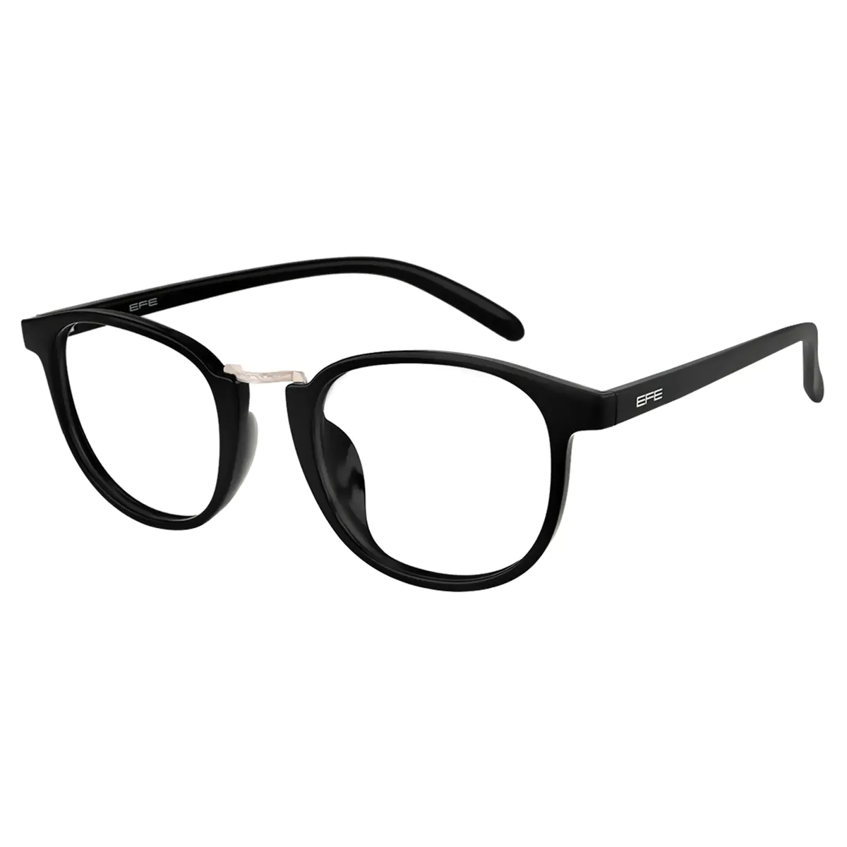Oval Black Eyeglasses