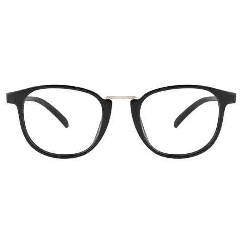 Oval Black Eyeglasses