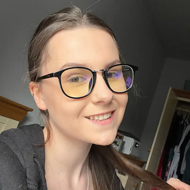 Oval Black Eyeglasses