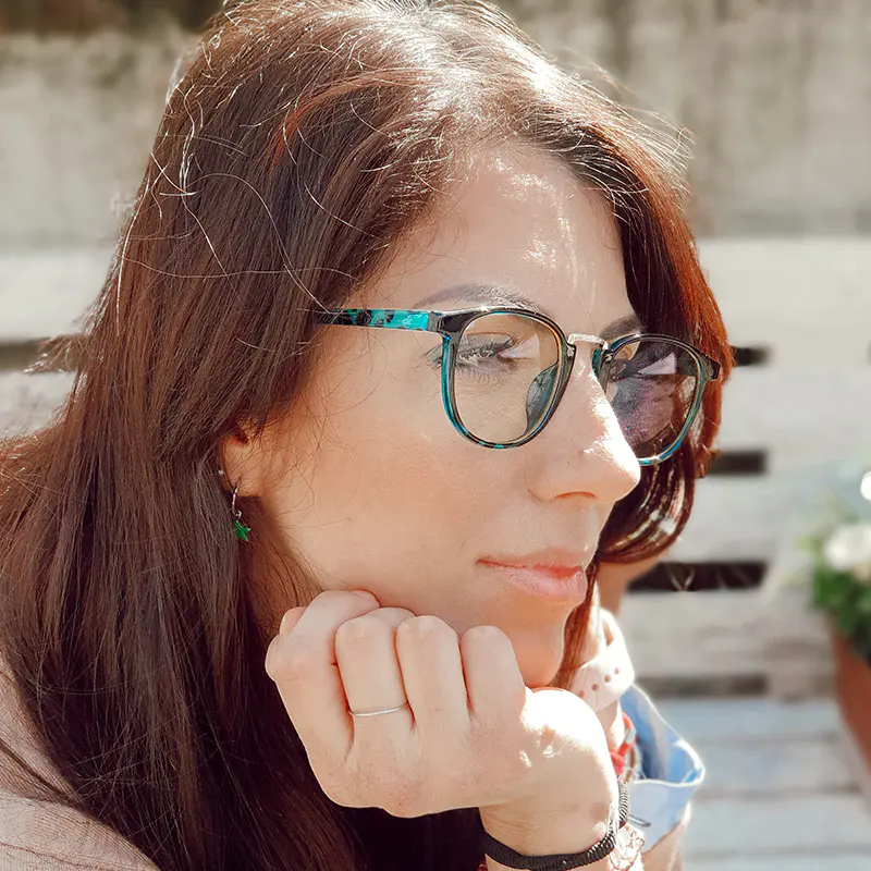 Oval Black Eyeglasses