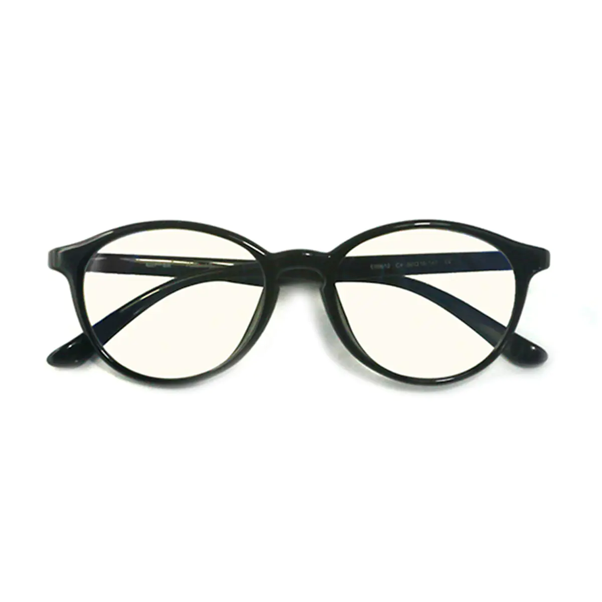 Oval Black Eyeglasses